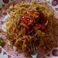 Anamika Chakraborty's cooksnap of when they made মিক্স ভেজিটেবল ও এগ চাওমিন(mix veg egg chow mein recipe in Bengali).