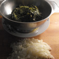 El cooksnap de María Isabel cuando hizo Tortilla de acelgas a la menta.
