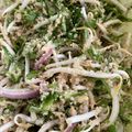 Cooksnap MocQue semasa beliau membuat Kerabu Ulam.