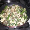 El cooksnap de Yesykaspinoza Gar Rad cuando hizo Champiñones y espárragos salteados con huevo.