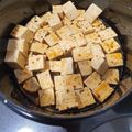 El cooksnap de "Cocina con Celi" cuando hizo Tofu marinado.