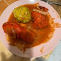 El cooksnap de Vero Vero cuando hizo Langosta al ajillo.