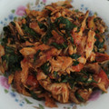 Cooksnap dari monica dwi anggraini untuk resep Tongkol Suwir Pedas Daun Kemangi