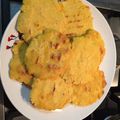 El cooksnap de Francisca cuando hizo Arepa Colombiana.