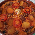 El cooksnap de Jordi Arnau cuando hizo Arroz al horno (arròs al forn).