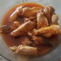 El cooksnap de klariss cuando hizo Alitas de pollo en salsa barbacoa Thermomix.