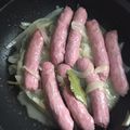 El cooksnap de Idis López cuando hizo Longanizas a la riojana.