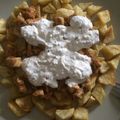 Andrasne Hoffer Cooksnap-ja, amikor elkészítette a(z) Csirkemell brassói sonkakockával és snidlinges mártogatóssal receptet.