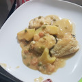 El cooksnap de Sandra Escribano cuando hizo Merluza en salsa, y patatas.
