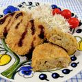 在宅勤務のおじさん's cooksnap of when they made お肉屋さん風コロッケ。.
