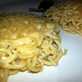 craftycookingmama's cooksnap of when they made 2-minute noodle omelette.