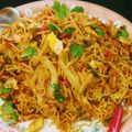 Samita Sar's cooksnap of when they made শেজওয়ান চাউমিন (schezwan chow mein recipe in Bengali).