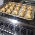 El cooksnap de Analia Gonzalez cuando hizo Cuernitos de grasa.
