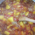 El cooksnap de Ginita911 cuando hizo Chutney picante de mango.