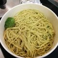 El cooksnap de Rosa cuando hizo Espaguetis al pesto*.