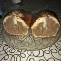 El cooksnap de carito cuando hizo Budín marmolado.