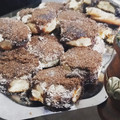 El cooksnap de Carolina Martinotti cuando hizo Tortitas negras.