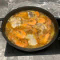 El cooksnap de Francisco Ebro Lopez cuando hizo Cazuela de rape con gambas 🦐  y langostinos 🍤.