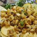 El cooksnap de Lara Aragon " El SARAO DE LARA" cuando hizo Calamares veganos.