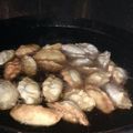 El cooksnap de Mauricio Pizarro cuando hizo Empanadas al disco.