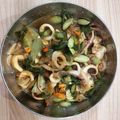Cooksnap dari Indah mona untuk resep Tumis Cumi Cabe Hijau Petai #Seafoodfestival