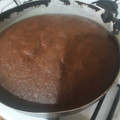 El cooksnap de María Luisa Mendoza cuando hizo Torta deli de chocolate.