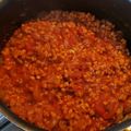 El cooksnap de Miryan lara C. cuando hizo Boloñesa de soya.