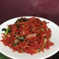 Cooksnap dari Nindhi Fitrianingrum untuk resep Mie merah/habang banjarmasin (versi goreng)