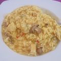 El cooksnap de nanueu cuando hizo Arroz meloso de pollo con champiñones.