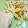 El cooksnap de Alejandro Urriche cuando hizo Papas fritas con cheddar y cebollita de verdeo.