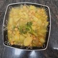 El cooksnap de Melanio Esteban cuando hizo 76. Puchero vegano de garbanzos con col rizada.