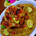 صورة من ( ام كريم 👑) ~~👑⁩⁦🇯🇴⁩⁩، شاركها بعد تجربة وصفة دجاج محشي بالفريك