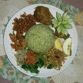 Cooksnap dari Banu Rasendriya untuk resep Nasi lemak hijau pandan