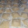 El cooksnap de Karina Correa cuando hizo *Sorrentinos jamón y queso*.