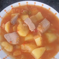 El cooksnap de Merynito cuando hizo Marmitako de atún.