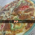 صورة من Sara ALrobaey، شاركها بعد تجربة وصفة طريقة عمل بيتزا بتشهي رووووعه👌🏻😋