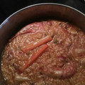 El cooksnap de Anita cuando hizo Arroz con almejas.