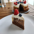 El cooksnap de Laura AO cuando hizo Cheesecake triple chocolate saludable con cobertura de frutos rojos.