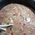 Samantha's cooksnap of when they made Chicken Tortilla Soup.