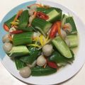 賴 的 貢丸炒小黃瓜 cooksnap