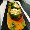 Poonam Singh का कुकस्नैप जब उन्होंने स्डफ्ड कैपसिकम रिंग (stuffed capsicum rings recipe in Hindi) बनाया था।