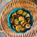 Cooksnap Salina Jalaludin semasa beliau membuat Oi Muchim (Korean Spicy Cucumber Salad).