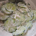 El cooksnap de LuzMa SG cuando hizo Ensalada de pepino con aderezo de yogurt y menta.