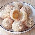 Cooksnap dari Maretha untuk resep Onde onde kopong isi kacang hijau coklat