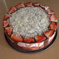 El cooksnap de Lucía Díaz cuando hizo Tarta de mousse y gelatina de fresas (TARTA SIN HORNO).