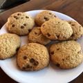 El cooksnap de Lu Acosta cuando hizo Cookies de avena, coco y chocolate.
