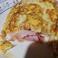 El cooksnap de Malena Enrique cuando hizo Omelette de Jamón y Queso.