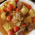 El cooksnap de Cuata Tere cuando hizo Estofado de patata y cerdo.