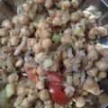 Fatima Mehmood Mughal's cooksnap of when they made Chana chaat.