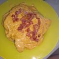 El cooksnap de Noemí cuando hizo Pechuga de pollo a la crema con bacon.